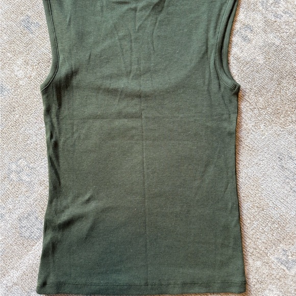 J. Crew Olive Green Women's Tank Top - Picture 5 of 6